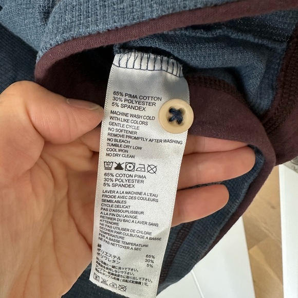 Tommy Bahama Navy and Maroon Knit Shirt - Picture 5 of 5